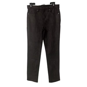 NWT Banana Republic Womens Washwell High Rise Slim Faux Suede Jeans Size 27/4